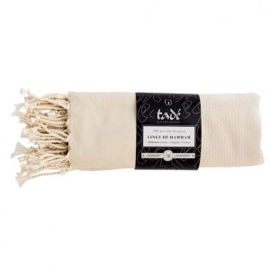MINI FOUTA DA BAGNO IN COTONE ORGANICO AVORIO