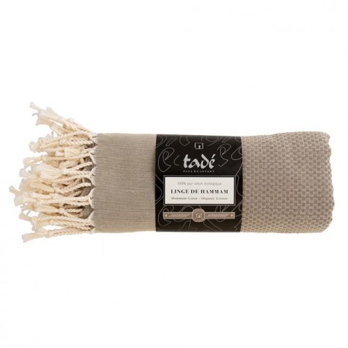 MINI FOUTA DA BAGNO IN COTONE ORGANICO GRIGIA