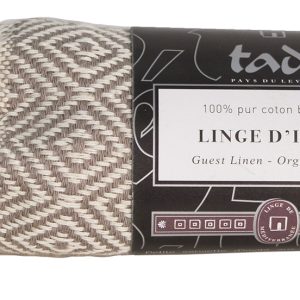MINI FOUTA PER OSPITI IN COTONE ORGANICO GRIGIA