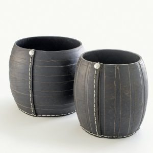 SET 4 CACHE-POT DIAM. 37-27xH28 CM / DIAM. 33-23xH27 CM / DIAM. 29-19xH26 CM / DIAM. 25-15xH25 CM