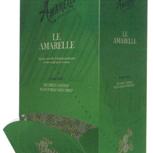 DISPLAY AMARELLE SUGAR-FREE. LIQUIRIZIE GOMMOSE DAL GUSTO FRESCO GR 600 - 252 PZ INCARTATE SINGOLARMENTE