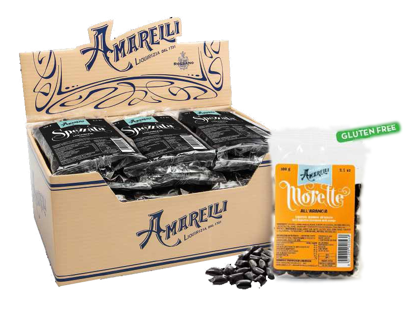 MORETTE - LIQUIRIZIA ALL'ARANCIA 10X100 GR