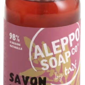 SAPONE DI ALEPPO LIQUIDO PETALI DI ROSA 500 ML