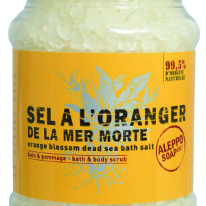 SALE DEL MAR MORTO ALL'ARANCIO