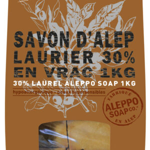 SAPONE DI ALEPPO 30% IN SACCO 1 KG