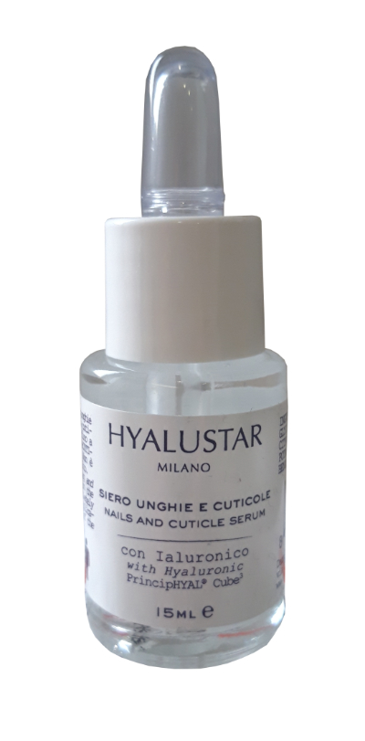HYALUSTAR SIERO UNGHIE E CUTICOLE DOPPER 15 ML - EXPO 18 PEZZI
