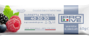 PROLIVE CIOCCOLATO BIANCO E FRUTTI DI BOSCO 40 GR