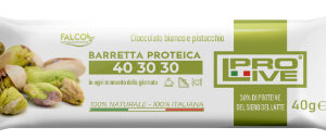 PROLIVE CIOCCOLATO BIANCO E PISTACCHIO 40 GR