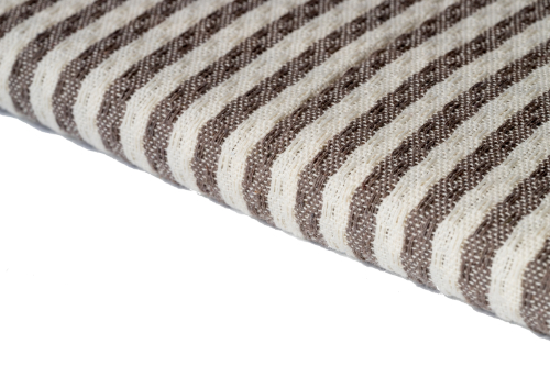 Telo Fouta riga larga Positano Cenere 100x200cm 380g