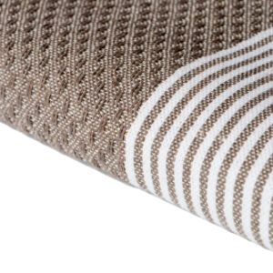 Telo Fouta riga stretta Tropea Cemento 100x200cm 380g