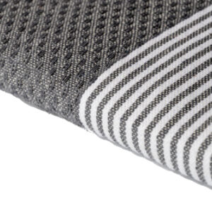 Telo Fouta riga stretta Tropea  Ardesia 100x200cm 380g