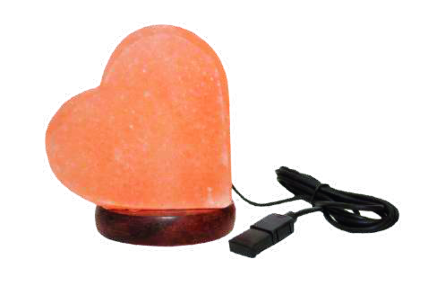 LAMPADA USB SALE HIMALAYANO CUORE