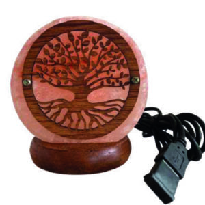 LAMPADA USB SALE HIMALAYANO SFONDO ALBERO DELLA VITA