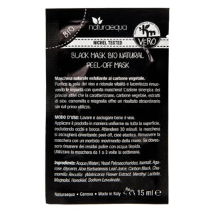 BLACK MASK BIO NATURAL ESFOLIANTE MONODOSE 15 ML (6 PZ)