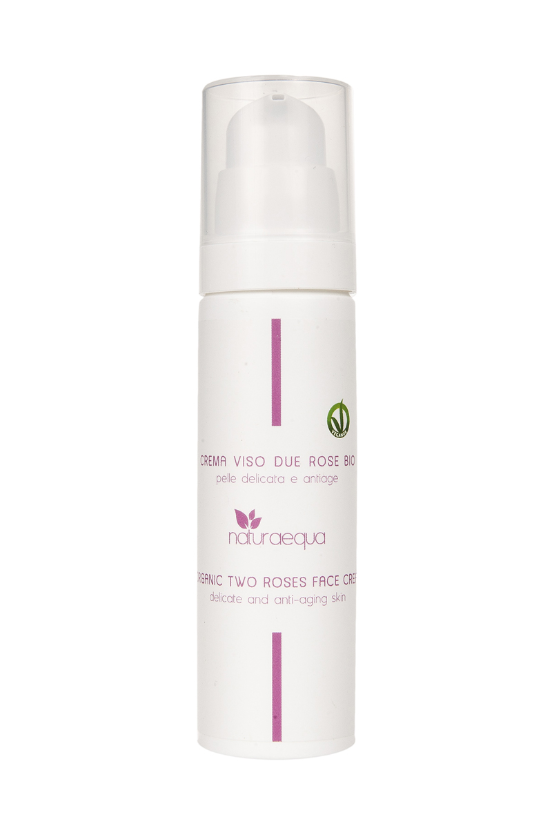 CREMA VISO BIO DUE ROSE PELLE DELICATA E ANTIAGE 50 ML