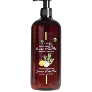 SAPONE LIQUIDO BIO LIMONE E TEE TREE DETERGENTE E IGIENIZZANTE