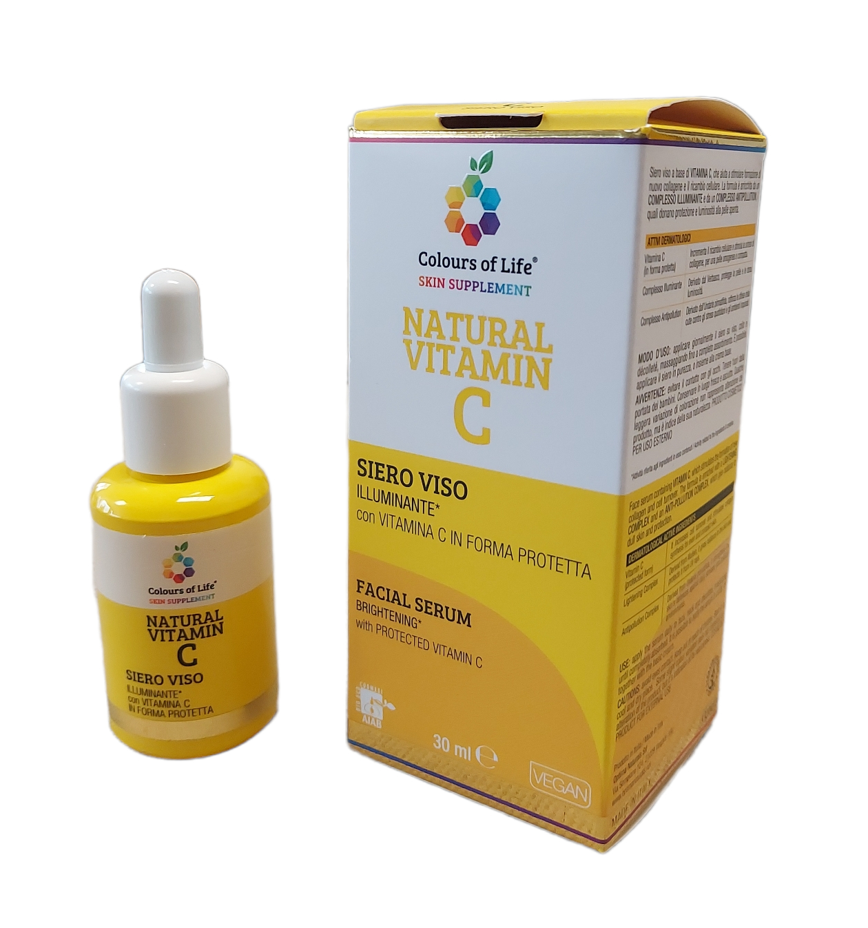 Siero Viso Natural Vitamin C, 30 ml