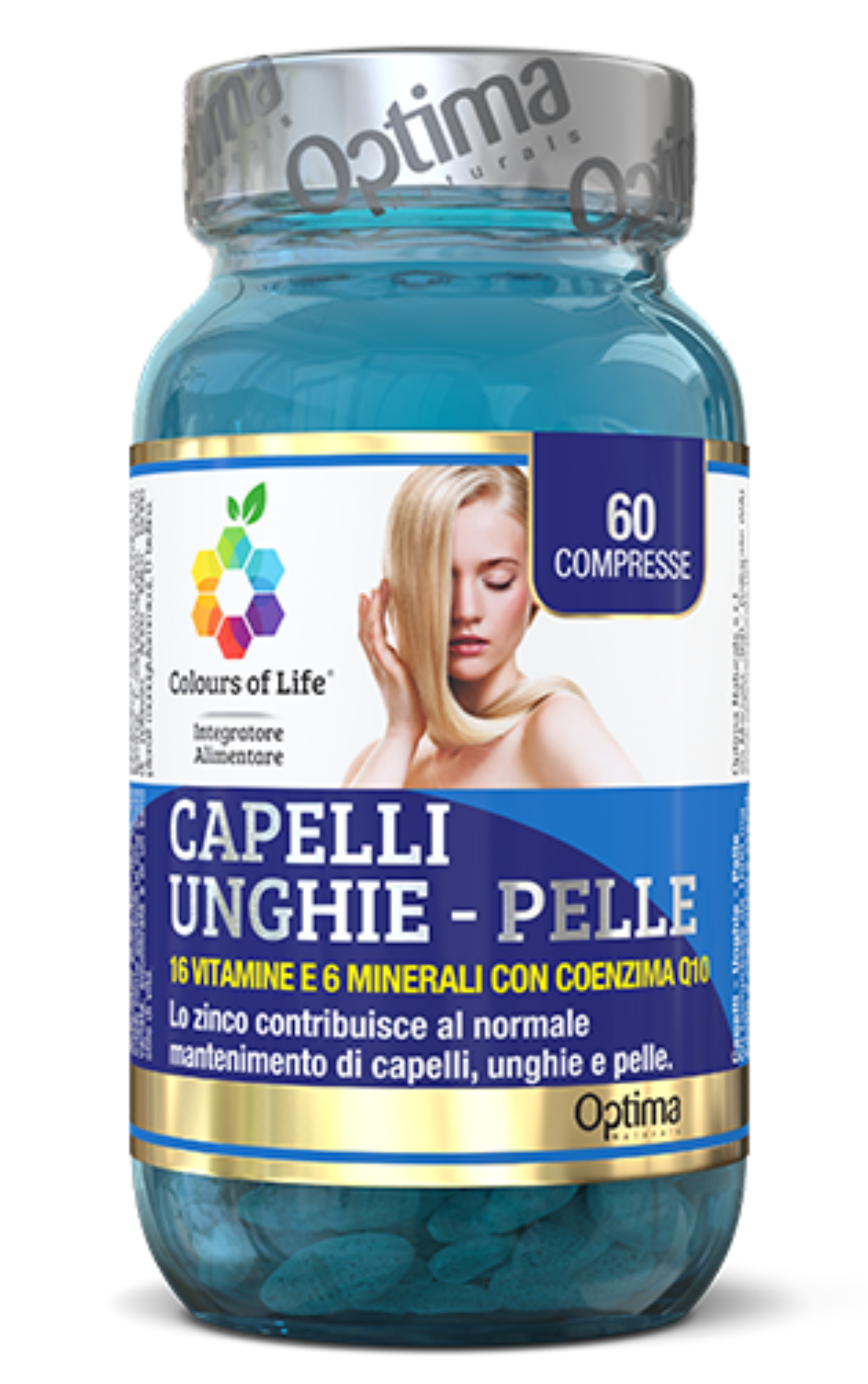 CAPELLI-UNGHIE-PELLE 60 CPS 1000 MG CFZ VETRO