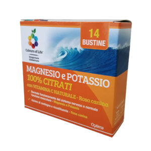 Magnesio e Potassio 100 Citrati + Vitamina C- 14 bustine