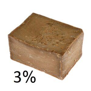 SAPONE DI ALEPPO GREZZO SFUSO 3% 200 GR
