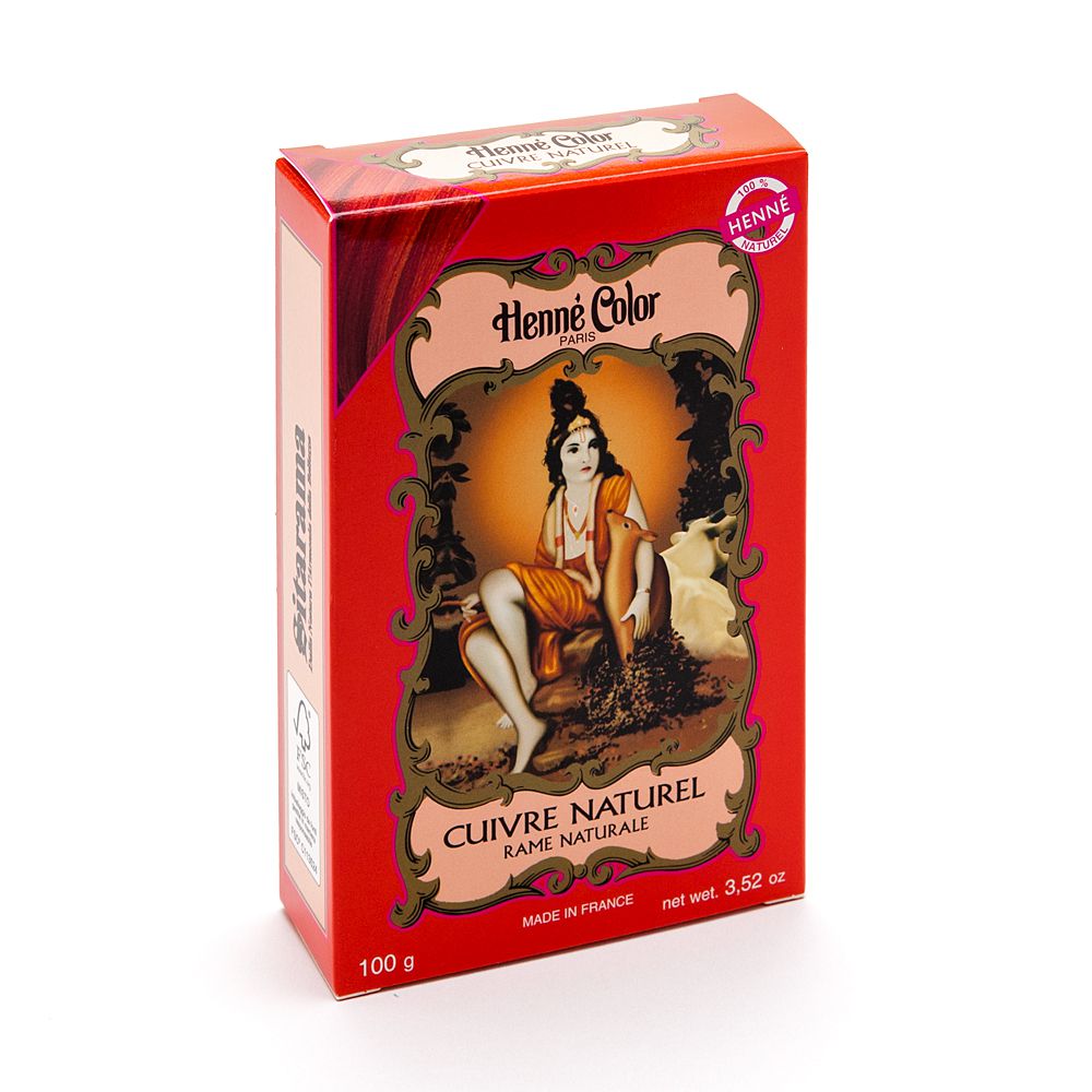 HENNÈ POLVERE RAME NATURALE - CUIVRE 100 GR