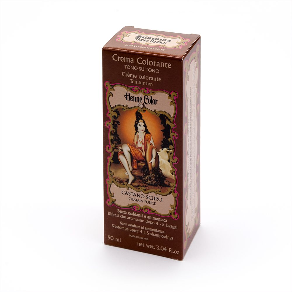 HENNÈ NUANCE CREMA CASTANO SCURO - CHATAIN FONCE' 90 ML