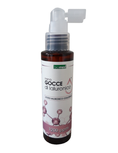 ACIDO JALURONICO COLLOIDALE IN NANO GOCCE 1200 PPM 100 ML