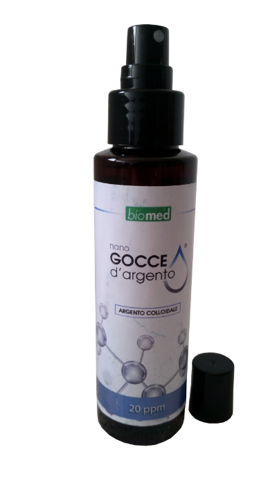 ARGENTO COLLOIDALE IN NANO GOCCE 20 PPM 100 ML