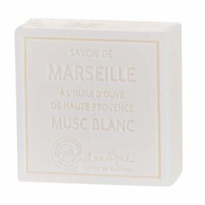 SAPONETTA NATURALE DI MARSIGLIA MUSCHIO BIANCO 100 GR