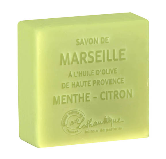 SAPONETTA NATURALE DI MARSIGLIA MENTA E LIMONE 100 GR