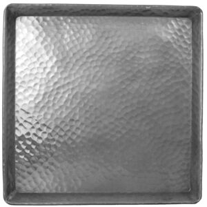 PIATTO ALLUMINIO 25X25 CM (in esaurimento)