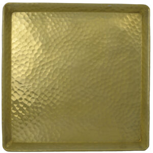 PIATTO OTTONE 25X25 CM