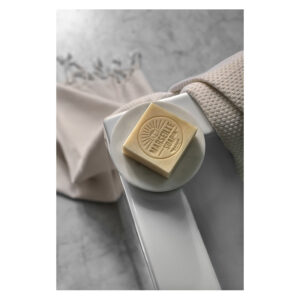 PORTA SAPONE IN MARMO BIANCO TONDO