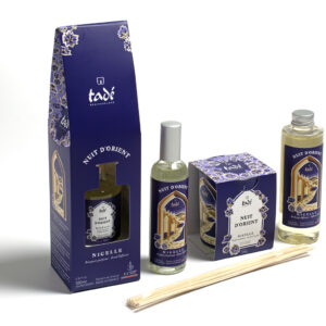 COFANETTO "NOTTE A ORIENTE" (CANDELA + SPRAY AMBIENTE) - NIGELLA