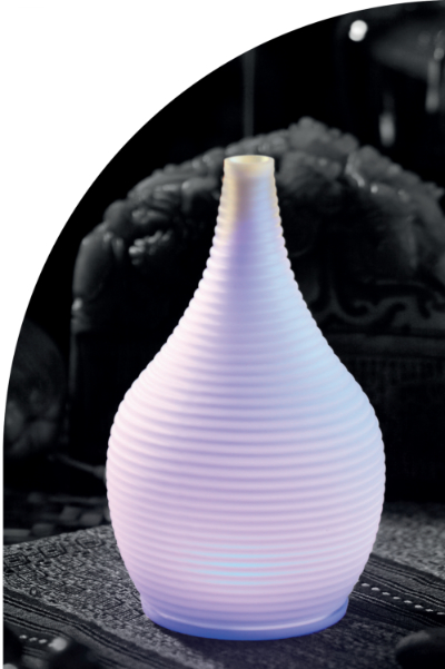 HALLEY DIFFUSORE IN VETRO PER AROMI LUCE MULTICOLORE