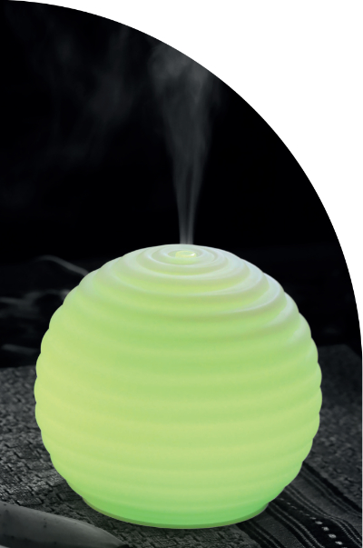 MOON DIFFUSORE IN VETRO PER AROMI LUCE MULTICOLORE