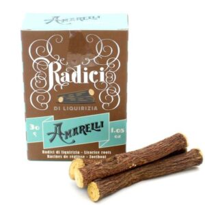 RADICI DI LIQUIRIZIA BIO E DOP IN SCATOLA DA 7,5 CM 12X30GR