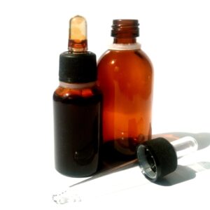 FLACONE VETRO 30 CC + PIPETTA CONTAGOCCE