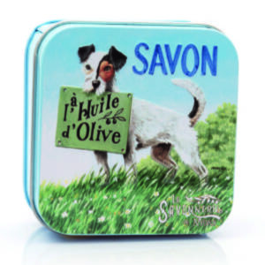 Sapone 100 gr Scatola in metallo CANI Jack Russel