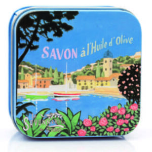 Sapone 100 gr Scatola in metallo Costa Azzurra Marina