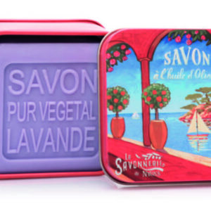 Sapone 100 gr Scatola in metallo Costa Azzurra Riviera