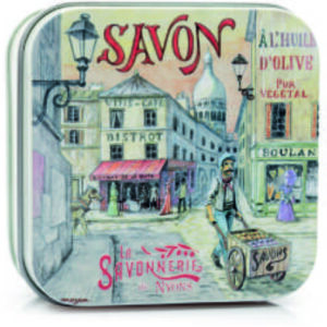 Sapone 100 gr Scatola in metallo PARIGI 1 Montmartre