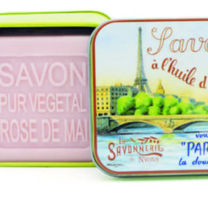 Sapone 100 gr Scatola in metallo PARIGI 1 Fiume Senna