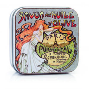 Sapone 100 gr Scatola in metallo MUCHA 2