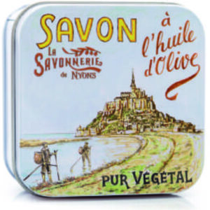 Sapone 100 gr Scatola in metallo BRETAGNA Mont St Michel
