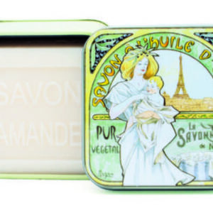 Sapone 100 gr Scatola in metallo NATALE 1 Babbo Natale