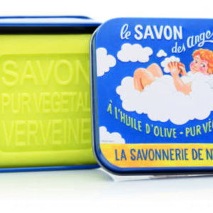 Sapone 100 gr Scatola in metallo PUBBLICITÀ VINTAGE Angelo