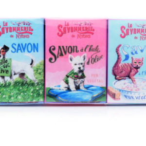5 x 25 gr Saponette ospiti IN FOGLIA (Gatti / Cani)