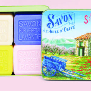 Sapone 4 x 100 gr Scatola in metallo - Cabanon