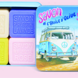 Sapone 4 x 100 gr Scatola in metallo - Combi
